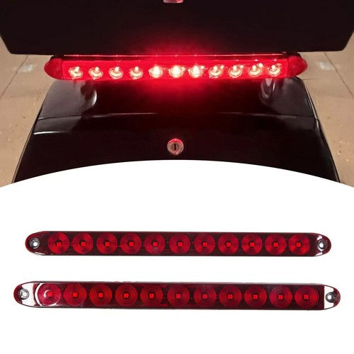 DURAFORCE 2PCS 16" Red Trailer Truck Light Bar 11 LED Stop Turn Tail Rear Brake Lamp Strip
