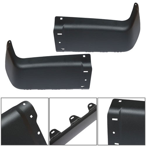 DURAFORCE For Chevy Silverado 2007-2013 Rear Metal Bumper Trim Left Right Side W/O Hole