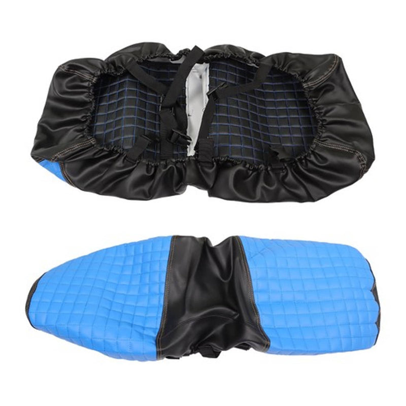 DURAFORCE Fit For Golf CartsRear Seat Covers Kit No Staple Blue Color Universal Size