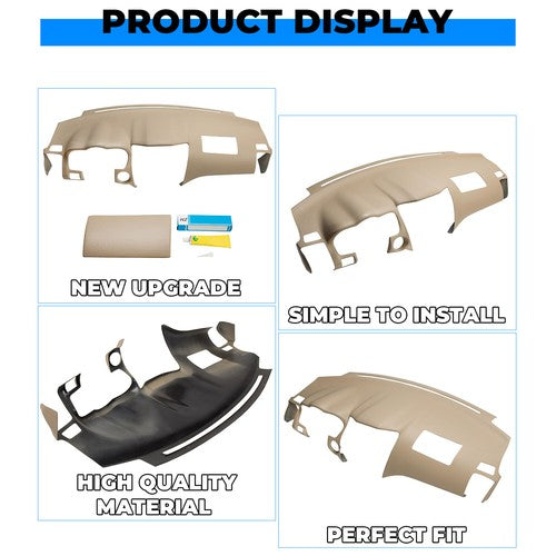 Dashboard Molded Dash Cover for 2004-09 Lexus RX330 R350 Without Center Speaker Hole