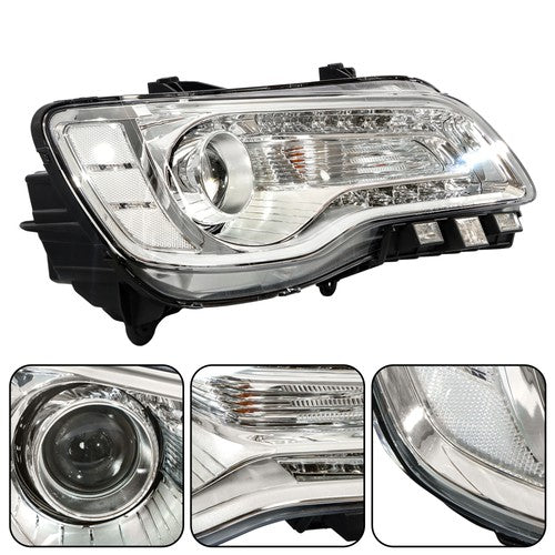 DURAFORCE Right Side For Chrysler 300 2018-2022/Chrysler 300 C 2023 Headlight Halogen