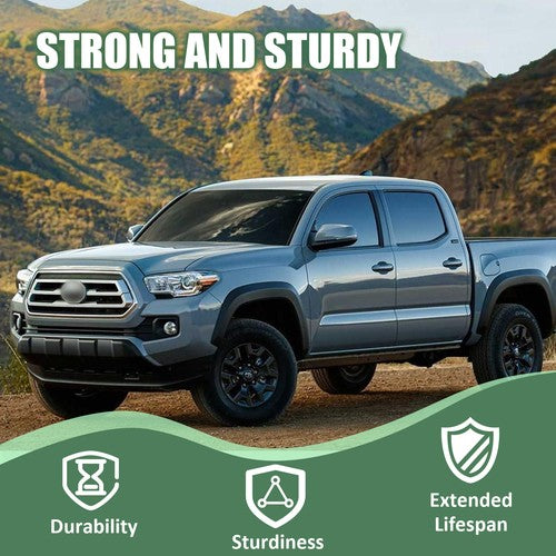 DURAFORCE Front Upper Hood Bulge Molding Trim Matte Black for Toyota Tundra 14-21
