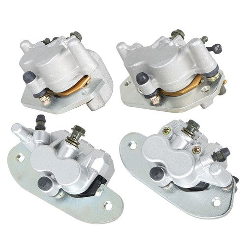DURAFORCE For Yamaha Viking EPS Viking 700 YXM700 Front & Rear Brake Calipers w/Pads 14-21