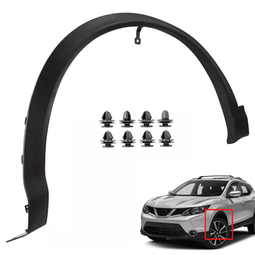 DURAFORCE Front Left Fender Flare Molding Trim Fit 2017-2022 2021 Nissan Rogue SPORT 17-22
