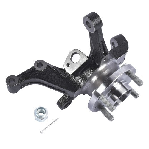 DURAFORCE Front Left Steering Knuckle Assembly for Chevy Aveo 1.6L L4 2004-2011 96535190