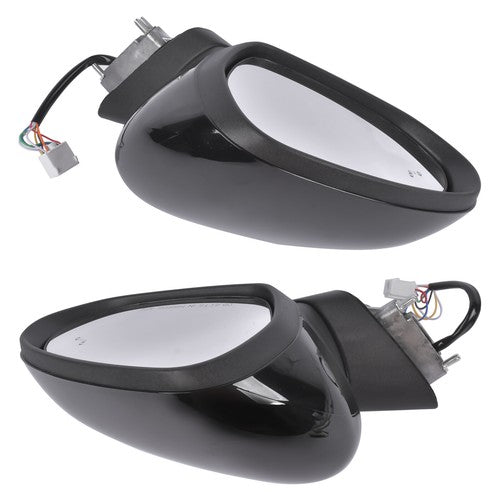 DURAFORCE Driver Left & Right Black Power Heated Mirror w/ Signal Light for Kia K5 2021-24