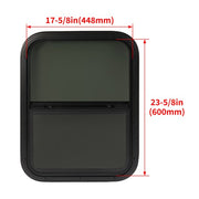 DURAFORCE Universal 18" W x 24" H Vertical Slider RV Window W/Screen For RV Camper Trailer