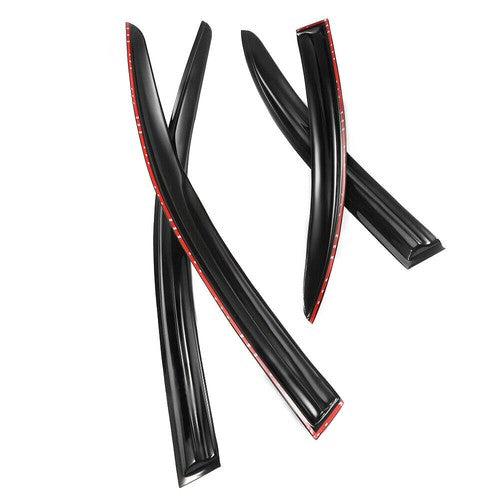 DURAFORCE Window Visors Sun Rain Guard Deflector For Mitsubishi Lancer Acrylic 4Door 08-17
