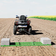 DURAFORCE 8Ft Drag Harrow Driveway Grader Landscape Power Rake For ATV UTV Tractor Yard