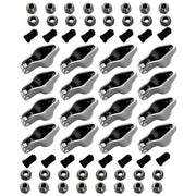 DURAFORCE 16Pcs Steel Roller Rocker Arms for Small Block Chevy 350 1.6 Ratio 3/8" Stud New
