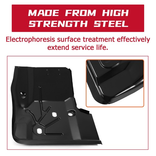 Black Bed Rail Caps for 1999-2006 Chevy Silverado GMC Sierra 6 Foot 6 Bed 7201151