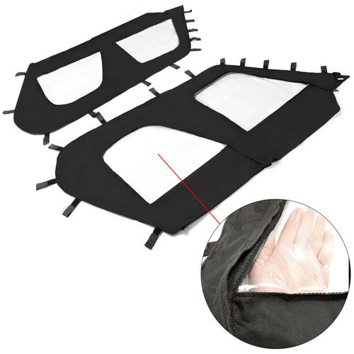 DURAFORCE Soft Side Door Cab Enclosure Kit For 2012-2022 Kawasaki Teryx4 4 seat UTV models