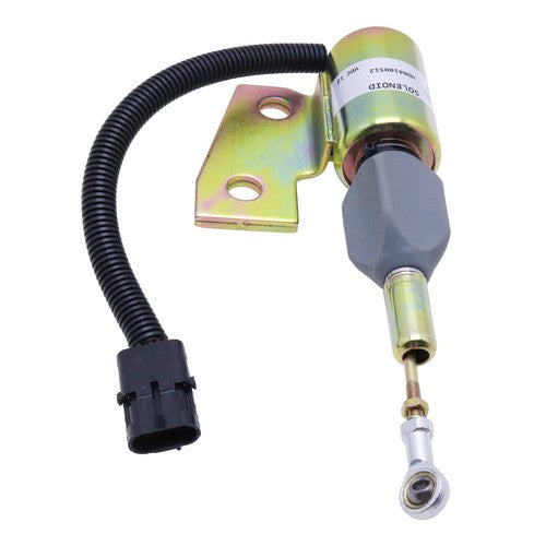 DURAFORCE New Fuel Shut Off Solenoid for Case IH J932529 87420952 580SL 1840 5120 5130/40