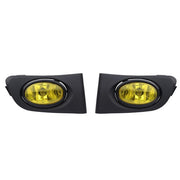 DURAFORCE Yellow Lens Front Driving Fog Light Kit Harness for 2001-2003 for Honda Civic