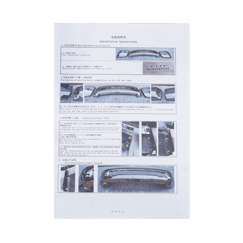 DURAFORCE Split Steel Suitable For RAM 2500 3500 2010-2018 Replacement Front Bumper Chrome