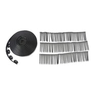 DURAFORCE L-shaped Landscape Edging Border Kit 100' No-Dig Garden 1.5" Edge Lawn Border