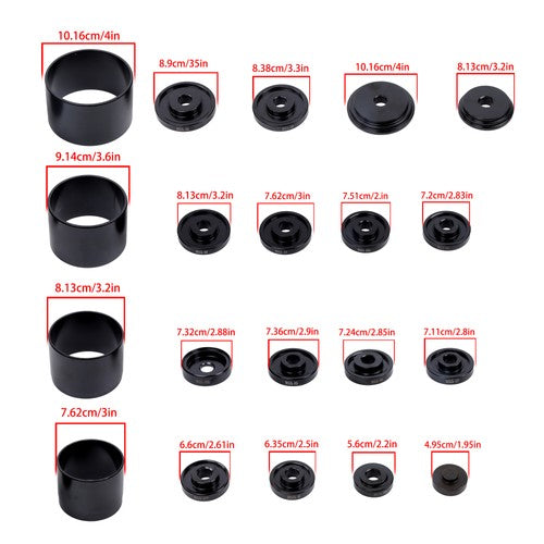 DURAFORCE For Universal 25Pcs Front Wheel Drive Bearing Removal Install Adapter Kit 78825