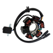 DURAFORCE 6 Coil Pole Magneto Flywheel Stator 50cc 70cc 110cc 125cc PIT Quad Dirt Bike ATV