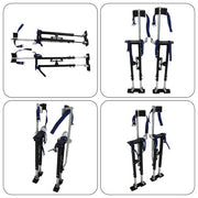 DURAFORCE Drywall Stilts 36" - 48" Adjustable Aluminum Alloy For Painting Electrical Stilt