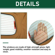 DURAFORCE For 05-14 Ford Mustang Convertible Soft Top & Heated Glass Window Sailcloth Tan