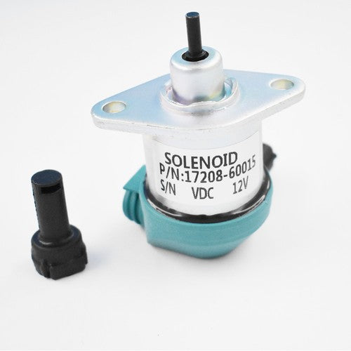 DURAFORCE 17208-60010 For Kubota D905/D1005/D1105/V1205/V1305/V1505 Fuel Shut Off Solenoid