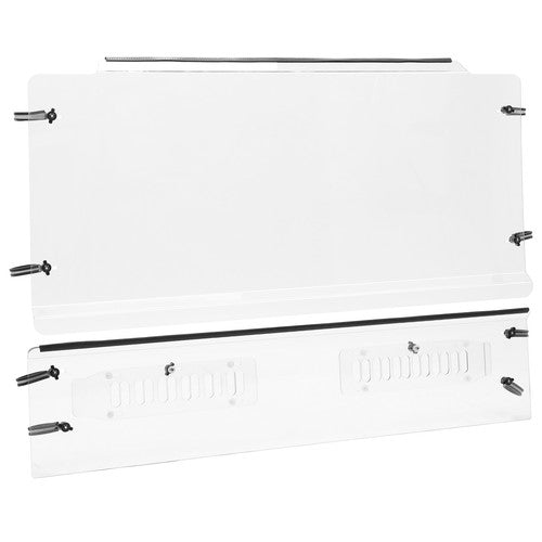 DURAFORCE For KUBOTA RTV X900 X1120 X1130 X1140 2 PIECE Clear Vented Windshield UTV / SXS