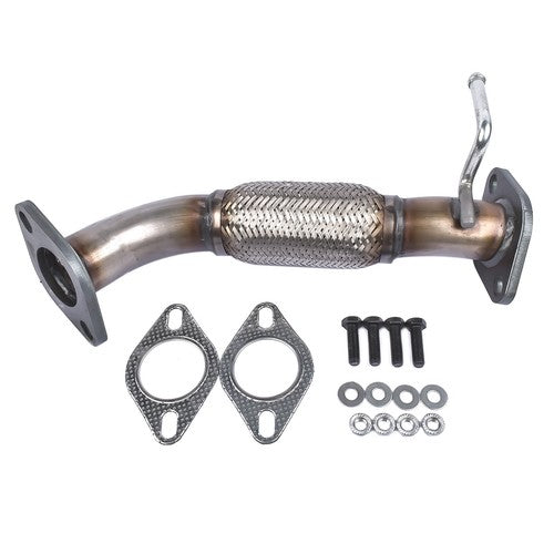 DURAFORCE Exhaust Front Flex Pipe for 2011-15 Optima Sonata HYBRID W/o Oxygen Sensor Ports