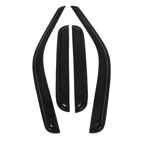 DURAFORCE Window Visors Rain Guards For Ford F250 F350 F450 F550 99-16 Super Duty Crew Cab