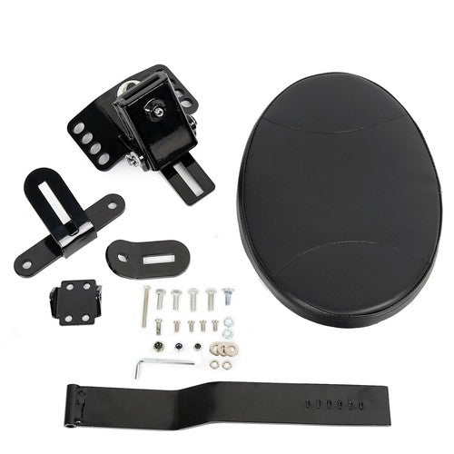 Plug In Driver Rider Backrest Pad Fit for Harley Street Electra Glide 1997-2024