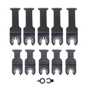 DURAFORCE Oscillating Multitool Blades Kit 10 PCS Japanese Tooth Saw Blades Extra-Long