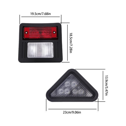 DURAFORCE For Bobcat S150 S175 S250 S300 Front LED & Standard Rear Light Kit Compatible
