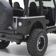 DURAFORCE Rear Corner Rocker Guard Body Armor Powder Coated For 1997-2006 Jeep Wrangler TJ