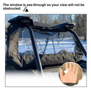DURAFORCE Soft Rear Windshield For Polaris RZR 900/1000 Turbo 2014-2021 Back Window