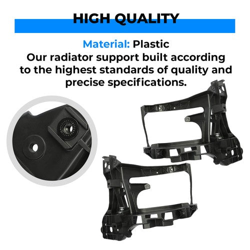 Front Radiator Support For 2014 2018 Ram 1500 Pickup LH RH Headlight Bracket
