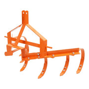 DURAFORCE Category 1&3 Point Quick Hitch Cultivator w/ 6 Spring Steel Shanks Tow bebhind