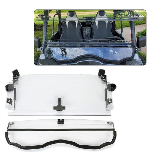 DURAFORCE Front Flip Windshield Scratch Resistant for CFMOTO ZForce 800 500 1000 Model