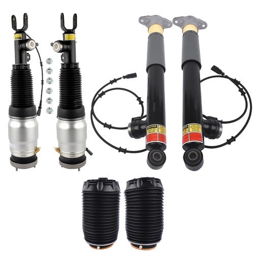 DURAFORCE Fit for Hyundai Equus 2011-2016 Shock Absorber Struts + Air Spring Bags Set of 6