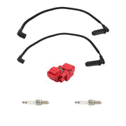 DURAFORCE Ignition Coil and Spark Plug w/ Wire Cap For Polaris Ranger Crew 800 2011-2014