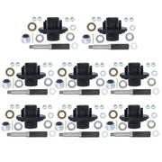 DURAFORCE Pack of 8 Trailer Axle Kits w/ 1" Round BT8 Spindle & 4 on 4" Bolt Idler Hub