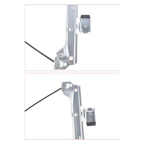 DURAFORCE 2x Front Left & Right Power Window Regulator w/ Motor for Chevy Silverado 1500