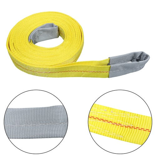DURAFORCE 2 Pcs 20' x 2" Lifting Sling Straps 9400lbs Fracture Strength for Hoist, Truck