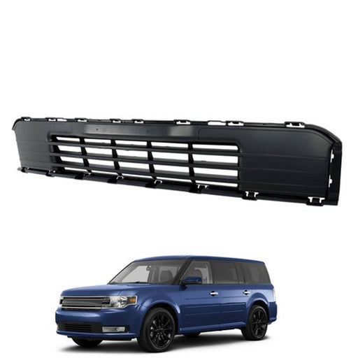 DURAFORCE For Ford Flex 2013-2019 Front Lower Bumper Grille Mesh Grill Matte Black Plastic