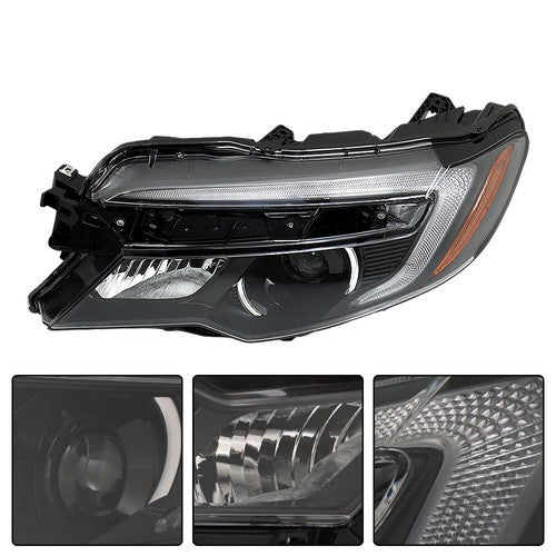 DURAFORCE Halogen Headlight Assy For 17-20 Honda Ridgeline/2016-2018 Pilot LX Left Side