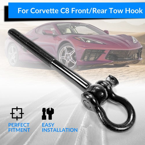 DURAFORCE Fits Chevrolet C8 Corvette Model 15234068 Replacement Tow Hook Bar Mid Engine