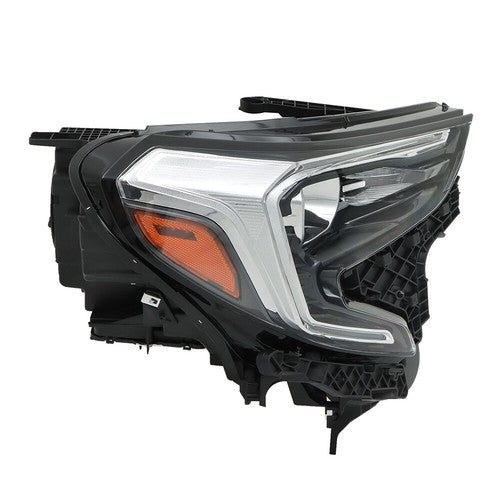 DURAFORCE Xenon HID Clear Chrome Projector Headlights Right Set For GMC Terrain 2018-2021