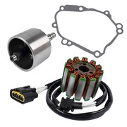 DURAFORCE Engine Stator Coil Magneto Rotor Assy w/ Flywheel Gasket for Yamaha YZF R1 04-08