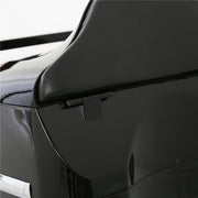 DURAFORCE Black Motorcycle Scooter Trunk Storage Box Case Luggage Trunk w/ Tail lights