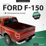 DURAFORCE Tailgate Molding Center Trim Step Pad For 2009-14 Ford F150 Flexible Flex Step