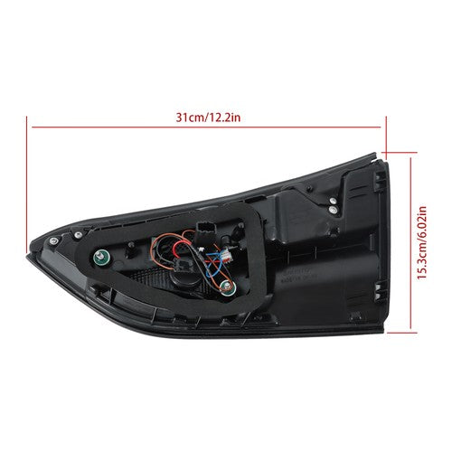DURAFORCE Fit For GMC Terrain 2018-2021 Halogen Tail Light Assembly Inner Driver+Passenger