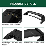 DURAFORCE For 06-11 Civic 4DR Sedan Gloss Black Painted Mugen Style RR Trunk Wing Spoiler